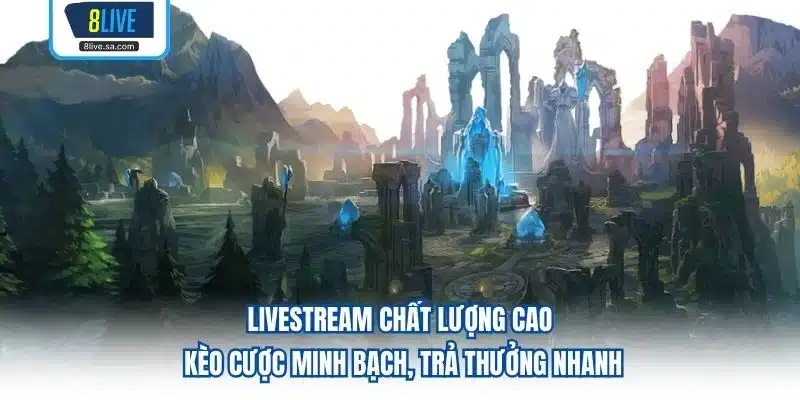 Livestream chất lượng cao, kèo cược minh bạch, trả thưởng nhanh