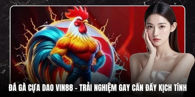 Đá Gà Cựa Dao 8LIVE – Trải Nghiệm Gay Cấn Đầy Kịch Tính